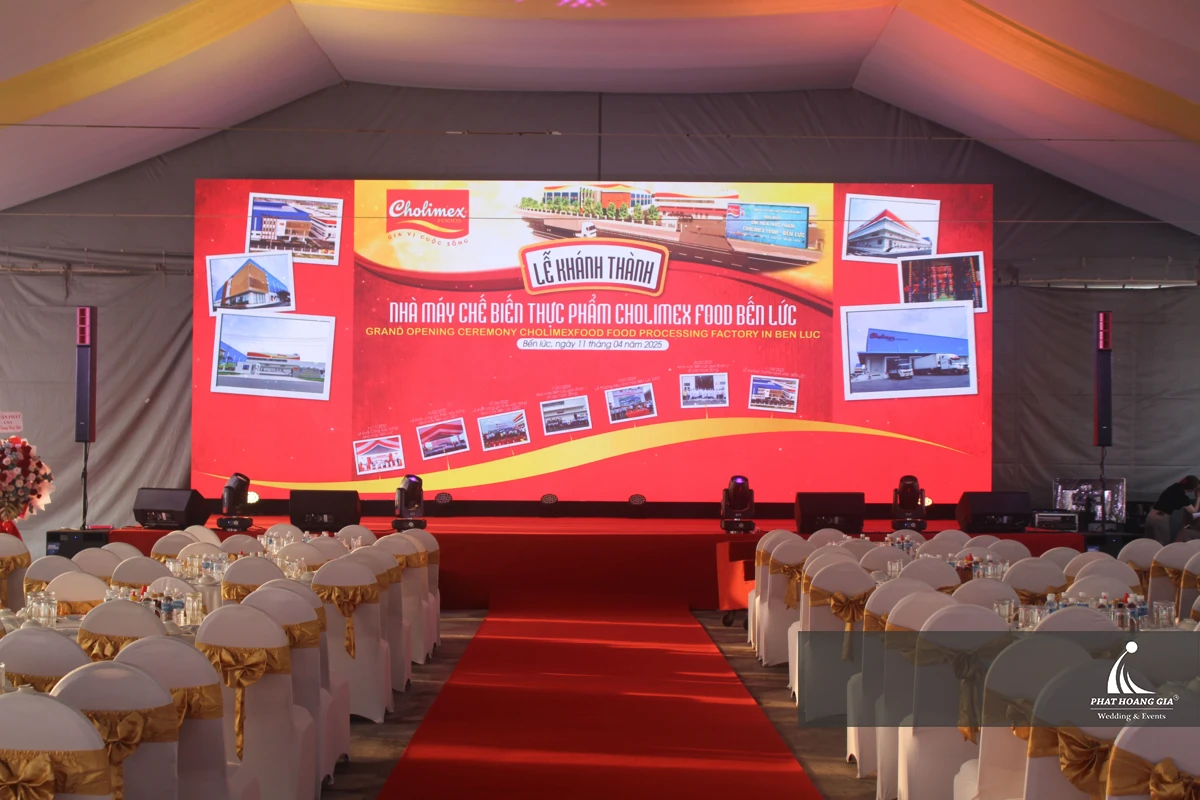 Toàn cảnh sự kiện với dịch vụ tổ chức lễ khánh thành trọn gói 